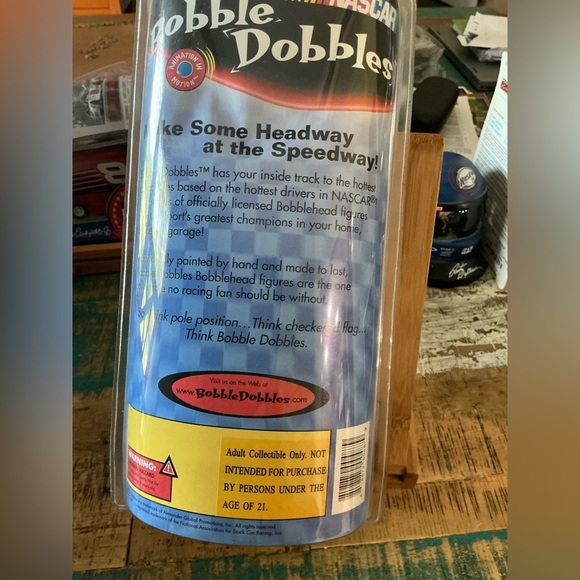 RUSTY WALLACE BOBBLE DOBBLES NASCAR MILLER LITE BOBBLEHEAD NEW SEALED 8" - Picture 3 of 3